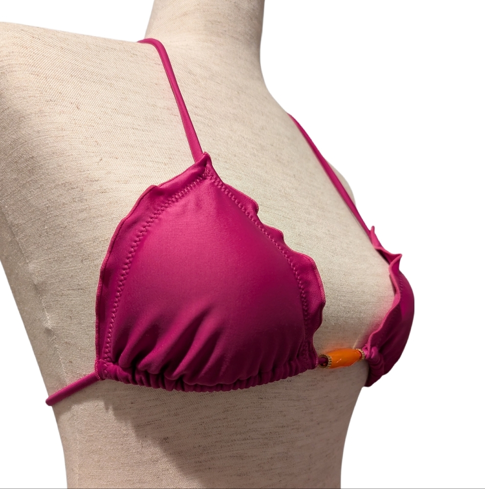 Vix Ripple Triangle Bikini Top - Picture 2 of 7